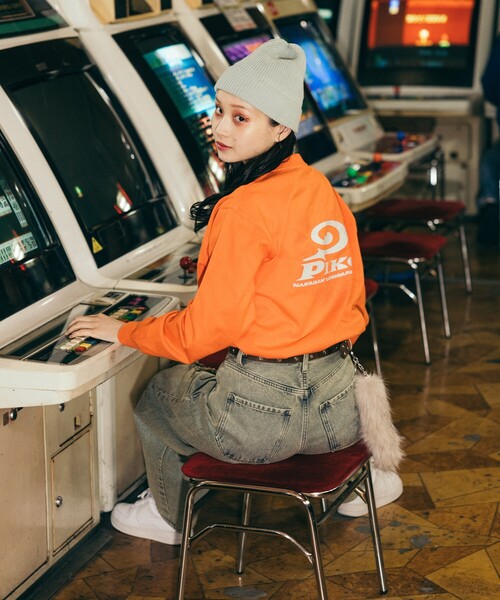 セール】PIKO × FREAK'S STORE/ピコ 別注 ビッグロゴ ロンT（Tシャツ