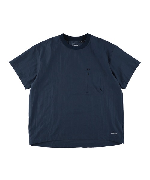 NANGA(ナンガ)の「NANGA/ナンガ DotAir COMFY TEE 半袖Tシャツ ドローコード付き 秋 秋服 2026年秋冬(Tシャツ/カットソー・メンズ・プラム/ブルー/ブラック/グリーン/ネイビー・XL/L/M)」の1枚目の写真