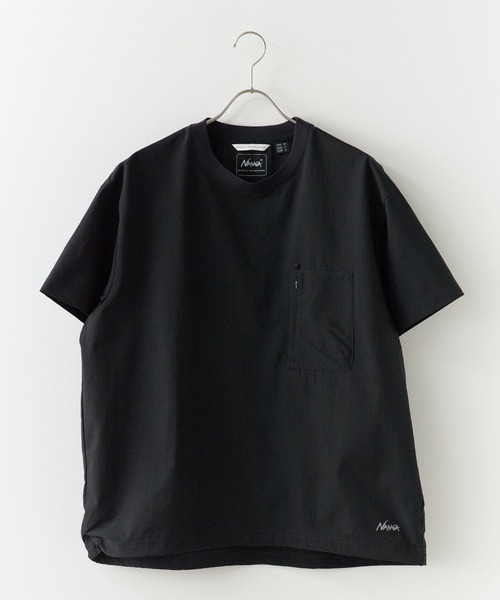 NANGA(ナンガ)の「NANGA/ナンガ DotAir COMFY TEE 半袖Tシャツ ドローコード付き 秋 秋服 2026年秋冬(Tシャツ/カットソー・メンズ・プラム/ブルー/ブラック/グリーン/ネイビー・XL/L/M)」の2枚目の写真