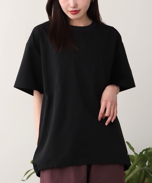 NANGA(ナンガ)の「NANGA/ナンガ DotAir COMFY TEE 半袖Tシャツ ドローコード付き 秋 秋服 2026年秋冬(Tシャツ/カットソー・メンズ・プラム/ブルー/ブラック/グリーン/ネイビー・XL/L/M)」の6枚目の写真