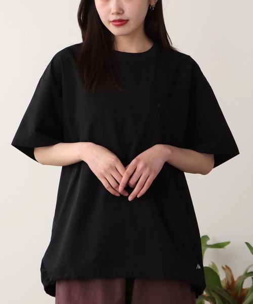 NANGA(ナンガ)の「NANGA/ナンガ DotAir COMFY TEE 半袖Tシャツ ドローコード付き 秋 秋服 2026年秋冬(Tシャツ/カットソー・メンズ・プラム/ブルー/ブラック/グリーン/ネイビー・XL/L/M)」の7枚目の写真
