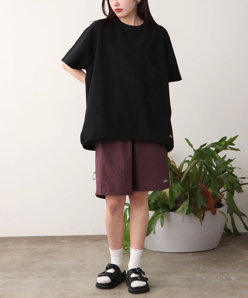 NANGA(ナンガ)の「NANGA/ナンガ DotAir COMFY TEE 半袖Tシャツ ドローコード付き 秋 秋服 2026年秋冬(Tシャツ/カットソー・メンズ・プラム/ブルー/ブラック/グリーン/ネイビー・XL/L/M)」の11枚目の写真