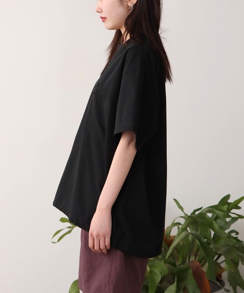 NANGA(ナンガ)の「NANGA/ナンガ DotAir COMFY TEE 半袖Tシャツ ドローコード付き 秋 秋服 2026年秋冬(Tシャツ/カットソー・メンズ・プラム/ブルー/ブラック/グリーン/ネイビー・XL/L/M)」の20枚目の写真