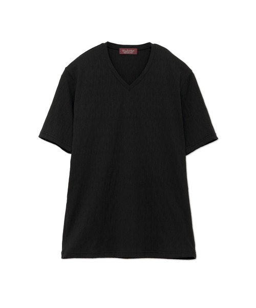 TORNADO MART(トルネードマート)の「TORNADO MART∴シャープウェービィジャージー半袖カットソー(Tシャツ/カットソー・メンズ・ブラック/ホワイト・M/L/LL/XXL)」の9枚目の写真