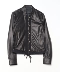 ブランド古着】カウレザーライダース コーチジャケット（ナイロン