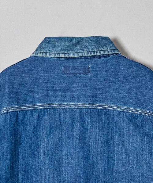 markaware（マーカウェア）の「DENIM WORK JACKET（デニムジャケット・メンズ・インディゴブルー・1/2）」の13枚目の写真