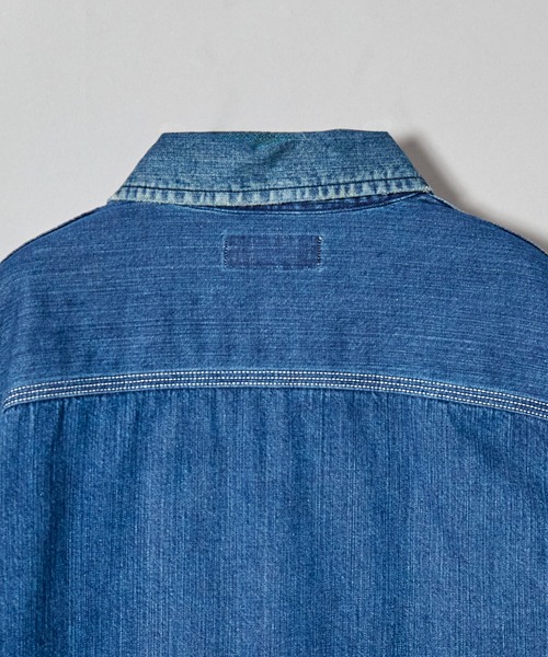 markaware（マーカウェア）の「DENIM WORK JACKET（デニムジャケット・メンズ・インディゴブルー・1/2）」の4枚目の写真
