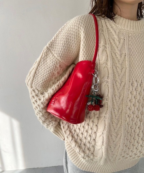 Me%（ミィパーセント）の「ビーズサクランボキーチャーム 308671（キーホルダー・レディース・レッド/イエロー/ブラック/ピンク・FREE）」の12枚目の写真