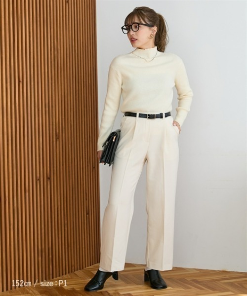 Petitjo(プッチージョ)の「小さいサイズ スクエアバックルベルト 低身長さん・小柄女性(ベルト・レディース・オフホワイト/ブラック・XS-S)」の10枚目の写真