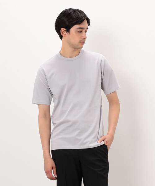 COMME CA ISM(コムサイズム)の「【接触冷感】Feel-Cool ジャケットTシャツ(Tシャツ/カットソー・メンズ・ホワイト/グレー/ブラック・MEDIUM/SMALL/LARGE)」の1枚目の写真
