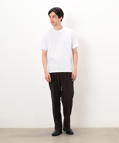 COMME CA ISM(コムサイズム)の「【接触冷感】Feel-Cool ジャケットTシャツ(Tシャツ/カットソー・メンズ・ホワイト/グレー/ブラック・MEDIUM/SMALL/LARGE)」の4枚目の写真