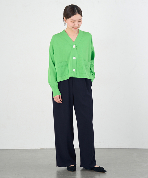 IENA（イエナ）の「ダブルサテンイージーパンツ（その他パンツ・レディース・グレー/ネイビー・34/36/38）」の19枚目の写真