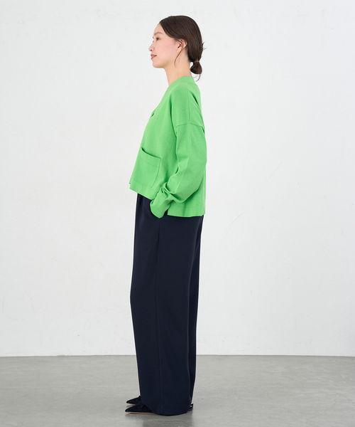 IENA（イエナ）の「ダブルサテンイージーパンツ（その他パンツ・レディース・グレー/ネイビー・34/36/38）」の18枚目の写真