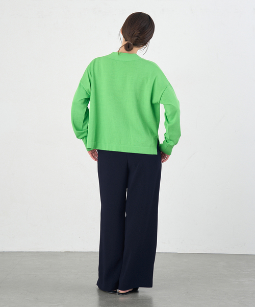 IENA（イエナ）の「ダブルサテンイージーパンツ（その他パンツ・レディース・グレー/ネイビー・34/36/38）」の17枚目の写真