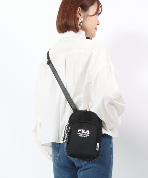 ショルダーバッグ・ポシェット FILA FILA ballerina duffel bag_FS3BCG3371F_BLK FILA/フィラ】ロゴショルダーバッグ / スポーティー（ショルダー