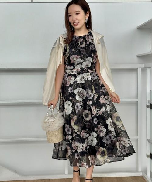 couture brooch（クチュールブローチ）の「【オシャレな透け感・ペプラム】愛されシアーマンパ（ブルゾン・レディース・ブラウン系その他/アイボリー/サンドベージュ・42/38/40/36）」の11枚目の写真