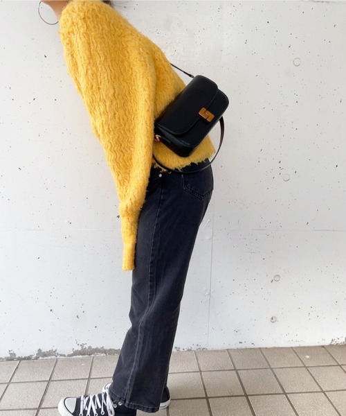 ISOOK（アイスー）の「2wayショルダーバッグ(comochi select)/ハンドバッグ 斜め掛け マグネットボタン フェイクレザー 合皮 黒 茶色 ブラック ブラウン（ハンドバッグ・レディース・ブラウン/ブラック・FREE）」の16枚目の写真