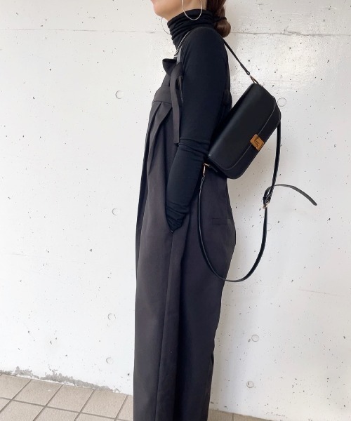 ISOOK（アイスー）の「2wayショルダーバッグ(comochi select)/ハンドバッグ 斜め掛け マグネットボタン フェイクレザー 合皮 黒 茶色 ブラック ブラウン（ハンドバッグ・レディース・ブラウン/ブラック・FREE）」の22枚目の写真