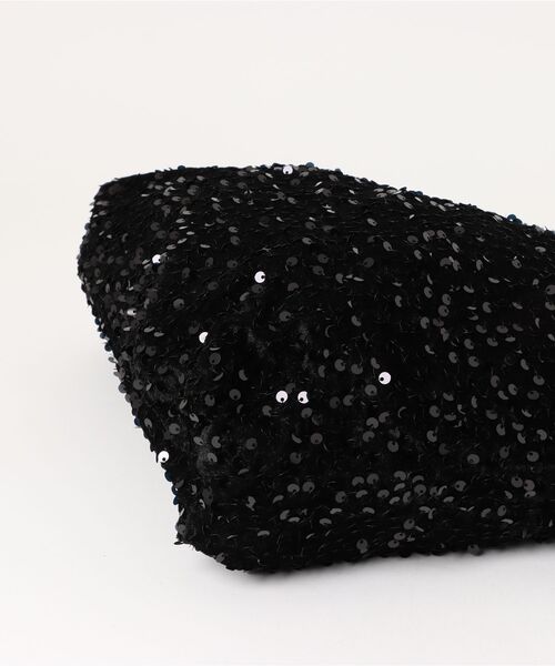 Anthe(アンテ)の「【Anthe】 / ポーチ付きスパンコールマルシェBAG / ant-000023(トートバッグ・レディース・シルバー/ブラック・ONESIZE)」の4枚目の写真