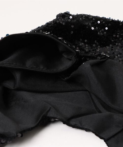 Anthe(アンテ)の「【Anthe】 / ポーチ付きスパンコールマルシェBAG / ant-000023(トートバッグ・レディース・シルバー/ブラック・ONESIZE)」の5枚目の写真