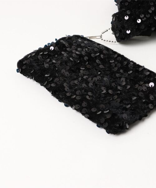 Anthe(アンテ)の「【Anthe】 / ポーチ付きスパンコールマルシェBAG / ant-000023(トートバッグ・レディース・シルバー/ブラック・ONESIZE)」の6枚目の写真