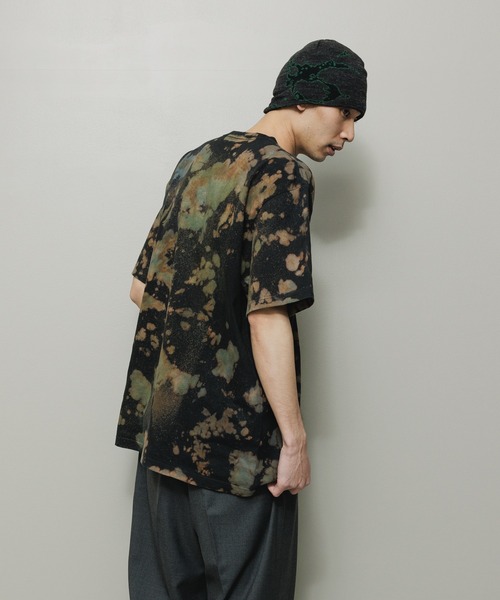 トップス BAL LOGO TIE DYE LS TEE BAL LOGO TIE DYE LS TEE by YUKIDYE | MAROON