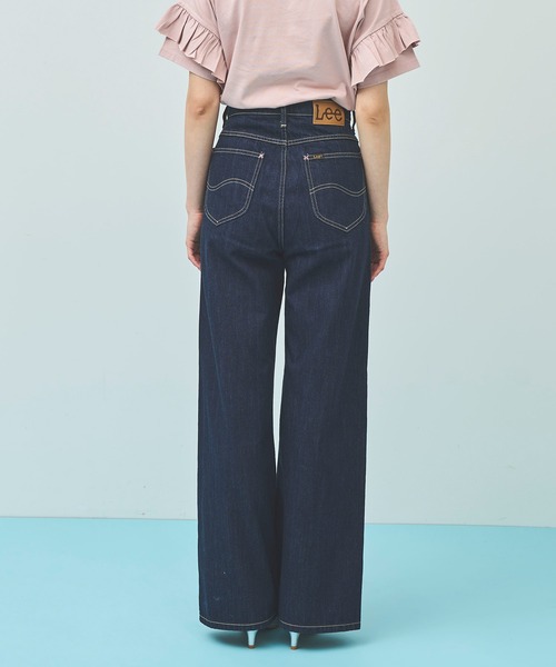 31 Sons de mode(トランテアン ソン ドゥ モード)の「【Leeコラボ】デニムワイドパンツ(デニムパンツ・レディース・サックスブルー/インディゴブルー・36/38)」の14枚目の写真