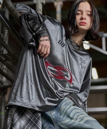 ERAR（エラー）の「【ERAR】ジップアーム3wayプルオーバーハイギミックゲームシャツ/ロングTシャツ（Tシャツ/カットソー）」