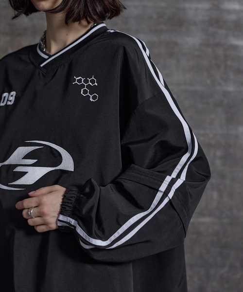 ERAR】ジップアーム3wayプルオーバーハイギミックゲームシャツ/ロングT