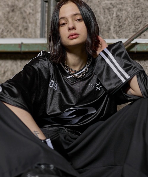 ERAR】ジップアーム3wayプルオーバーハイギミックゲームシャツ/ロングT