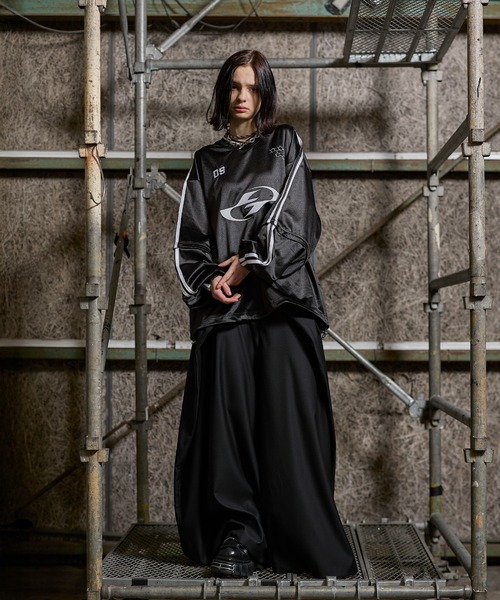 ERAR】ジップアーム3wayプルオーバーハイギミックゲームシャツ/ロングT