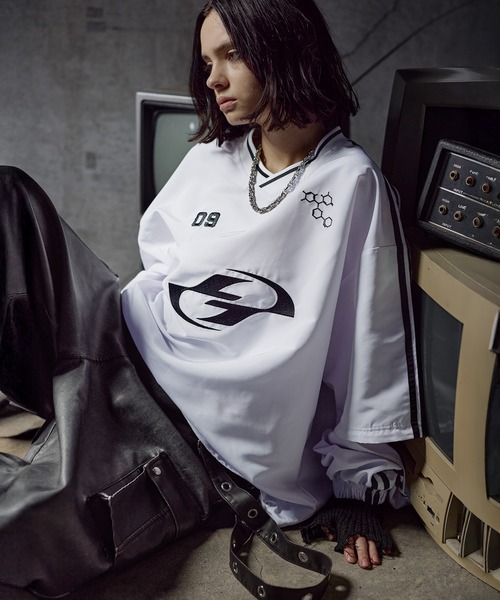 ERAR】ジップアーム3wayプルオーバーハイギミックゲームシャツ