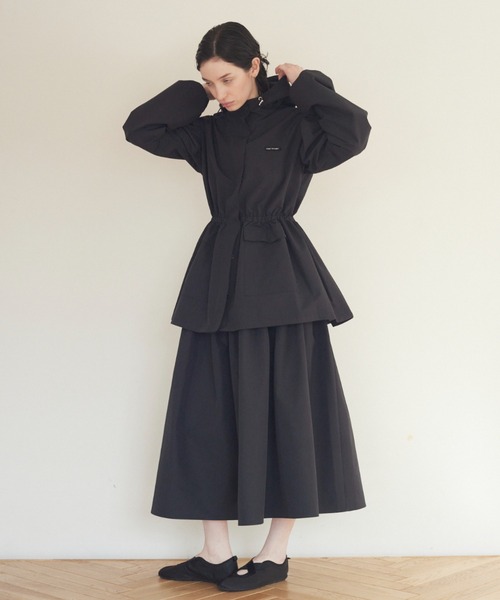 HONEY MI HONEY（ハニーミーハニー）の「rain tiered skirt（スカート・レディース・ホワイト/ブラック/ベージュ・FREE）」の11枚目の写真