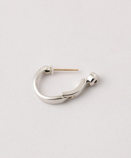 CALIN STANDARD(カリンスタンダード)の「◆金属アレルギー対応◆◆made in japan◆【片手でスムースワンタッチ】カーブライン スムースクリスタルピアス(ピアス(両耳用)・レディース・ゴールド/シルバー・FREE)」の7枚目の写真