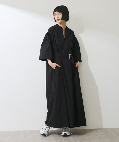 セール】【WEB限定】2WAYベルトAラインシャツワンピース（シャツ
