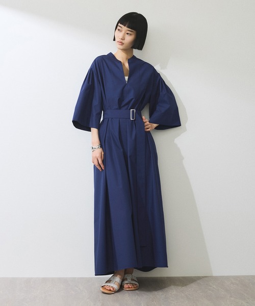 セール】【WEB限定】2WAYベルトAラインシャツワンピース（シャツ