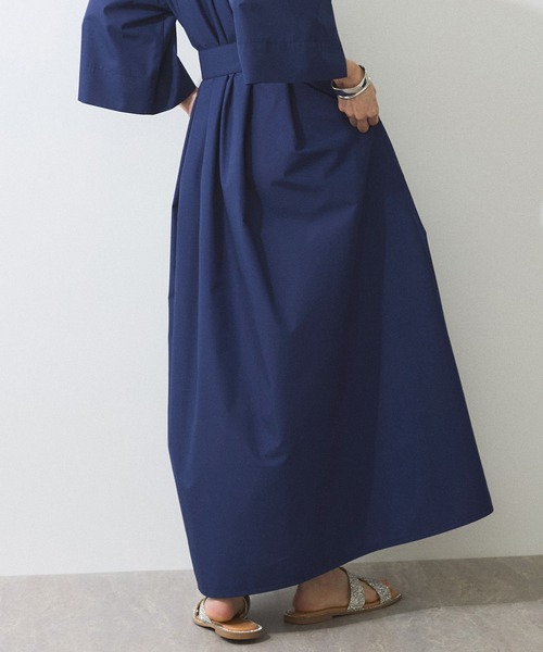 ADAM ET ROPE'（アダムエロペ）の「【WEB限定】2WAYベルトAラインシャツワンピース（シャツワンピース・レディース・ブルー系その他4/ブラック/ベージュ系その他・FREE）」の18枚目の写真