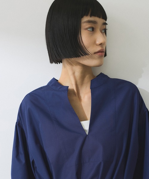 ADAM ET ROPE'（アダムエロペ）の「【WEB限定】2WAYベルトAラインシャツワンピース（シャツワンピース・レディース・ブルー系その他4/ブラック/ベージュ系その他・FREE）」の19枚目の写真