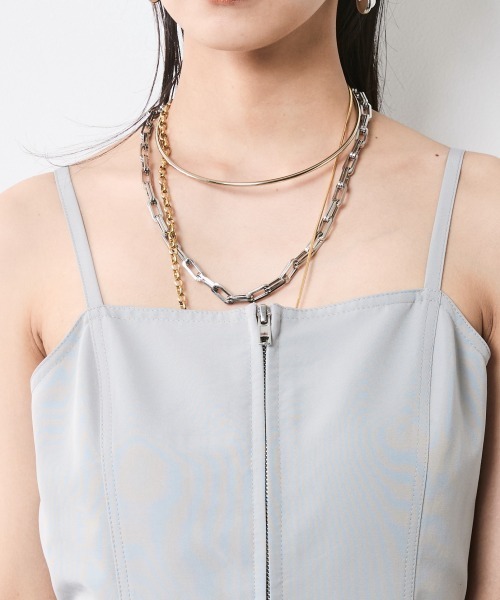 CHIC STYLE（シックスタイル）の「キャミソールマキシワンピース＜大きいサイズ有＞シックスタイル（ワンピース・レディース・ブラック/グレー・M/L/LL/3L/4L/5L）」の15枚目の写真