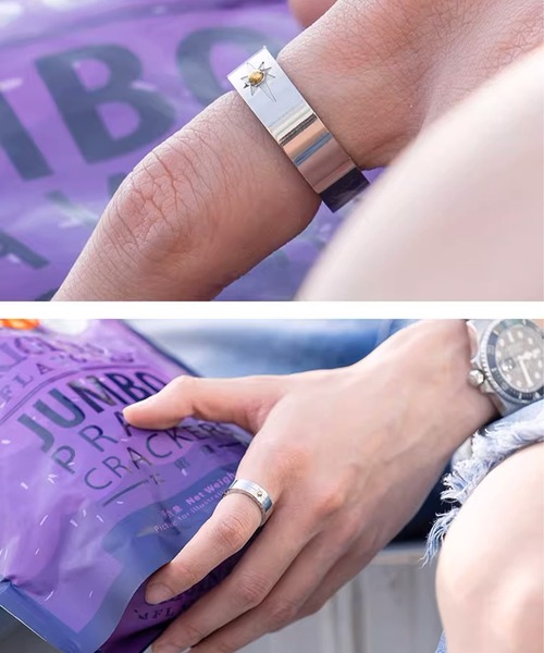 1111clothing(ワンフォークロージング)の「高純度チタン デザインリング / High Purity Titanium Design Ring(リング・メンズ・B/A・18号/21号/15号)」の14枚目の写真