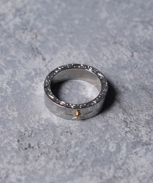 1111clothing(ワンフォークロージング)の「高純度チタン デザインリング / High Purity Titanium Design Ring(リング・メンズ・B/A・18号/21号/15号)」の4枚目の写真