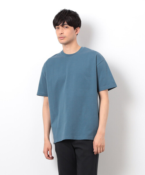 COMME CA ISM（コムサイズム）の「【コットン100%】USAコットン 引き揃え天竺 Tシャツ（Tシャツ/カットソー・メンズ・ブルー/ホワイト/ブラック/ライトグレー・MEDIUM/LARGE/X-LARGE）」の13枚目の写真