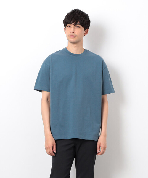 COMME CA ISM（コムサイズム）の「【コットン100%】USAコットン 引き揃え天竺 Tシャツ（Tシャツ/カットソー・メンズ・ブルー/ホワイト/ブラック/ライトグレー・MEDIUM/LARGE/X-LARGE）」の17枚目の写真