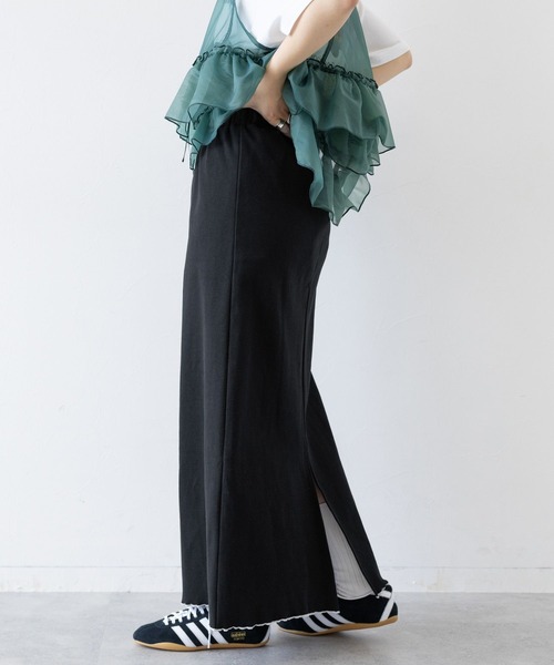 RAGEBLUE（レイジブルー）の「コットンリブメローIラインスカート（スカート・レディース・ホワイト/ブラック・FREE）」の20枚目の写真