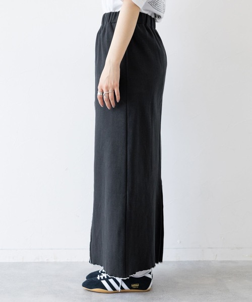 RAGEBLUE（レイジブルー）の「コットンリブメローIラインスカート（スカート・レディース・ホワイト/ブラック・FREE）」の19枚目の写真