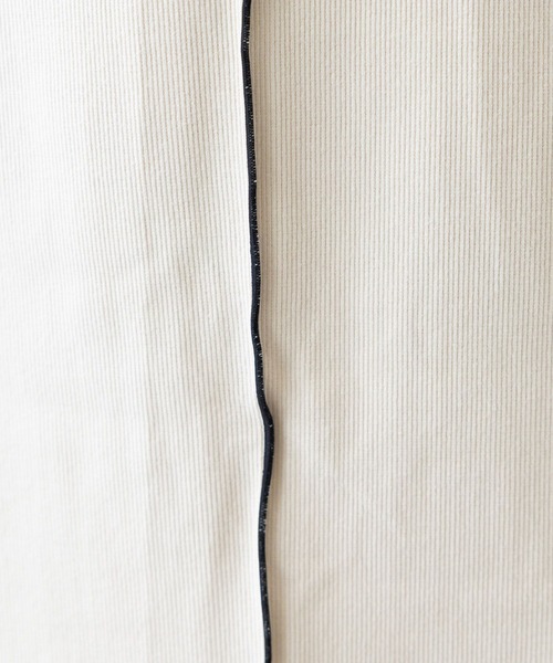 RAGEBLUE（レイジブルー）の「コットンリブメローIラインスカート（スカート・レディース・ホワイト/ブラック・FREE）」の12枚目の写真