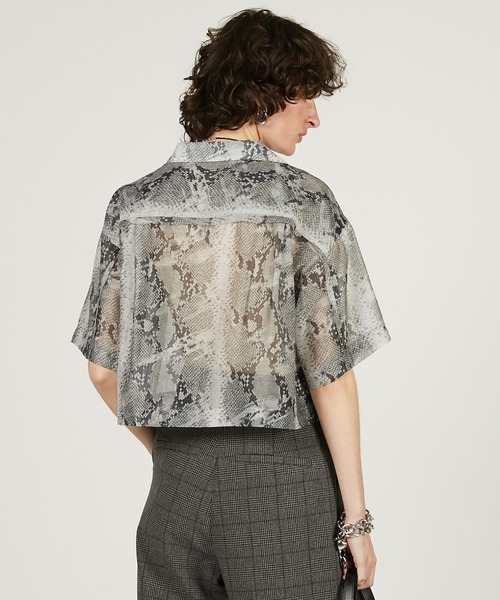 PRANK PROJECT(プランクプロジェクト)の「パイソンプリントシアーシャツ / Python Print Sheer Shirt(シャツ/ブラウス・レディース・マルチ・FREE)」の8枚目の写真