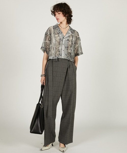PRANK PROJECT(プランクプロジェクト)の「パイソンプリントシアーシャツ / Python Print Sheer Shirt(シャツ/ブラウス・レディース・マルチ・FREE)」の11枚目の写真
