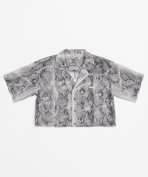 PRANK PROJECT(プランクプロジェクト)の「パイソンプリントシアーシャツ / Python Print Sheer Shirt(シャツ/ブラウス・レディース・マルチ・FREE)」の6枚目の写真