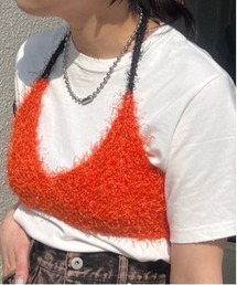 Ameri | RAISE KNIT COLOR BUSTIER(その他トップス)